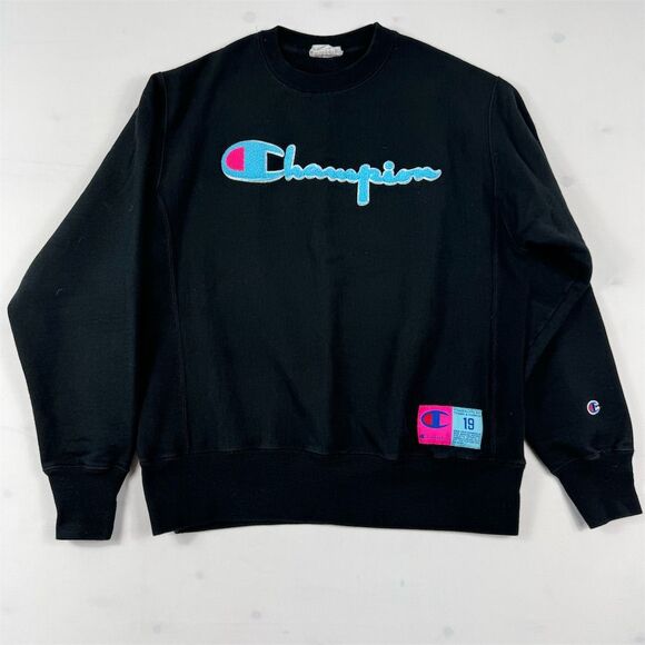 Champion Sweatshirt Black Size M - Picture 1 of 4